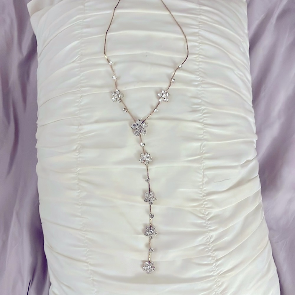 Diamond flower rosary